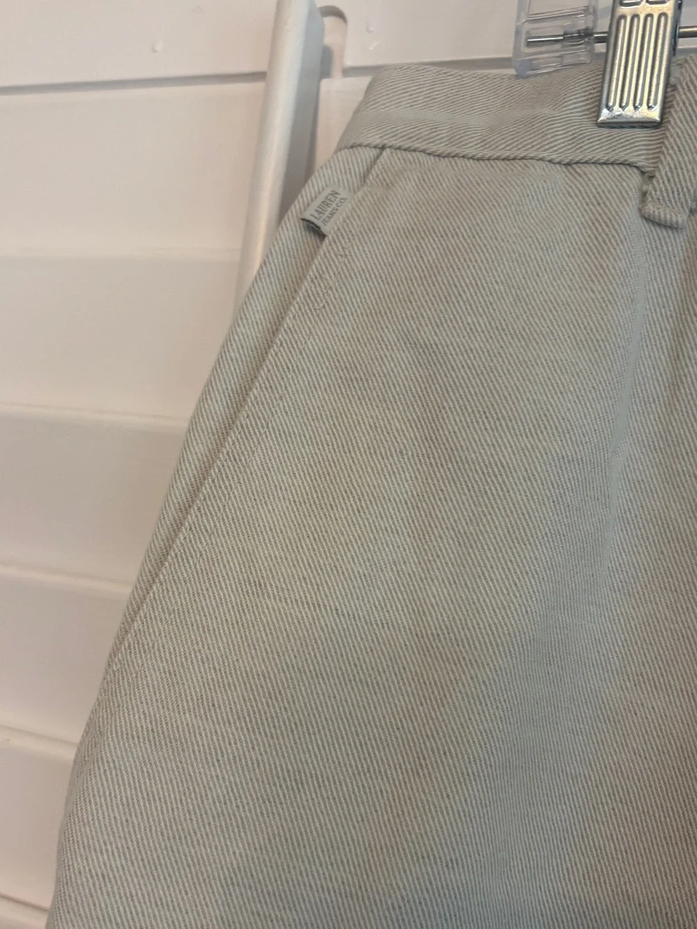 Ralph Lauren Lauren Jeans Co. Tan Crops Size 16W
